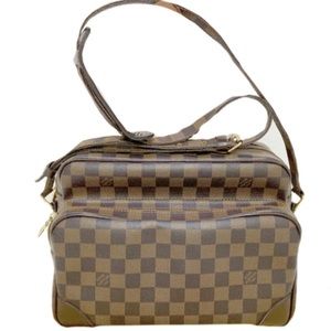 Louis Vuitton Damier Ebene Canvas Leather Nil Crossbody Bag